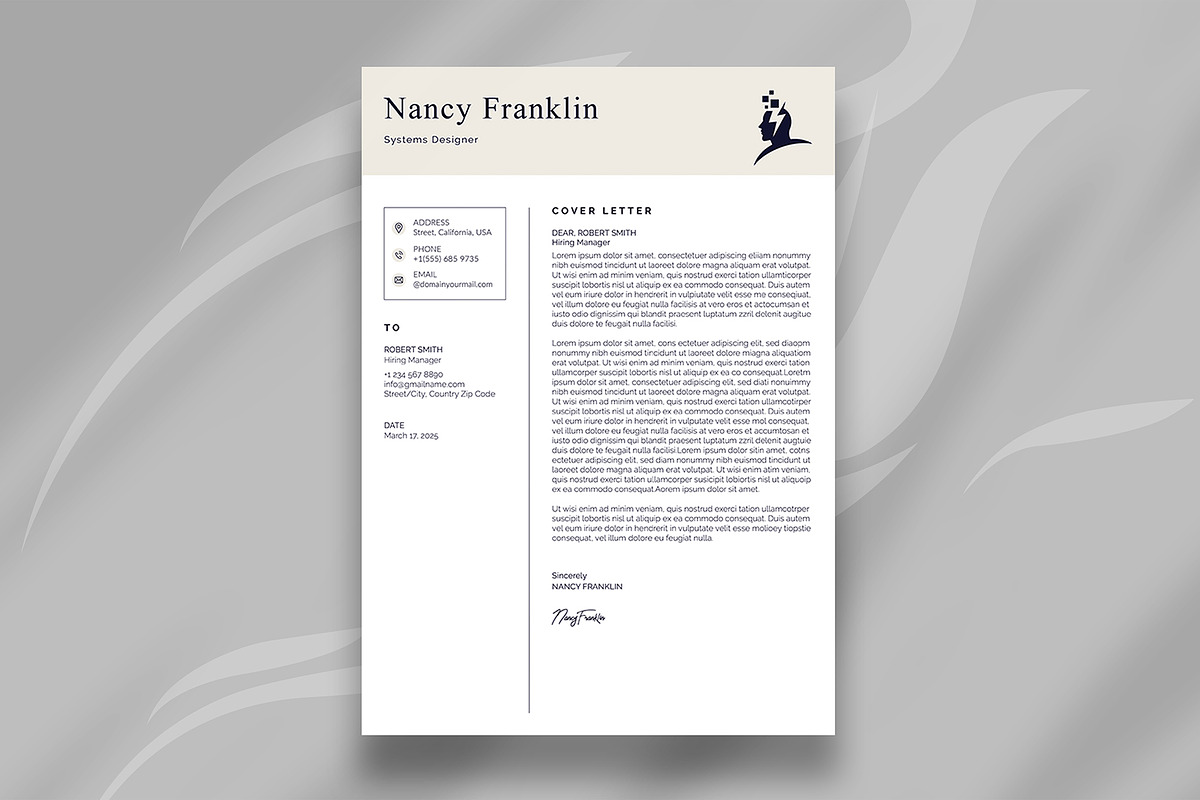 Canva Resume Template, a Resume Template by DesignDevisers (Photo 3 of 10)