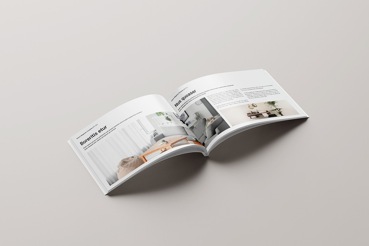 Interior Magazine Template, a Brochure Template by GoldenGrid Studio (Photo 3 of 8)