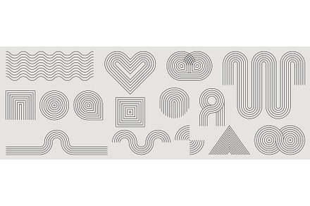 Minimalist geometric patterns, an Object Illustration by art PVP - market