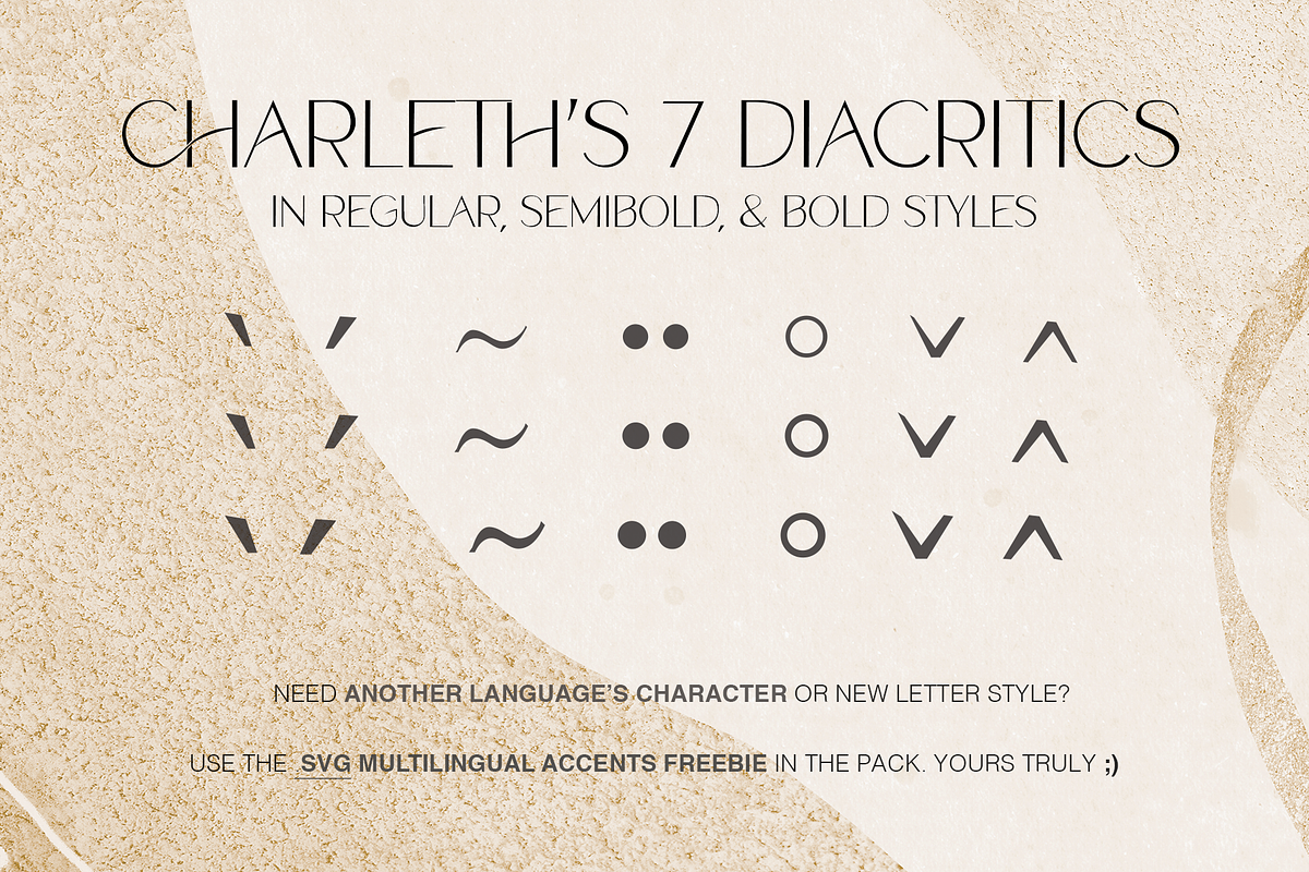 Charleth Angular Modern Sans Display, a Sans Serif Font by Cloverons (Photo 13 of 14)
