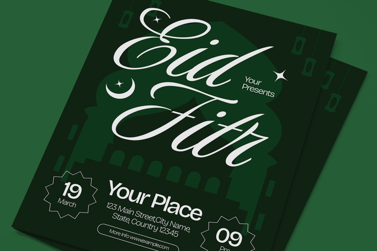 Eid Al Fitr Flyer, a Flyer Template by graphicook (Photo 2 of 3)