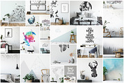 Frames & Walls Scandinavian Bundle, a Household Mockup by Yuri-U (Thumbnail 2 of 38)