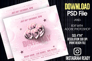 Birthday Party Flyer, a Templates & Theme by MithilaCreation (Thumbnail 3 of 5)