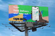 Billboard Poster Street Mockup, an Advertising Mockup by Asylab (Thumbnail 2 of 5)