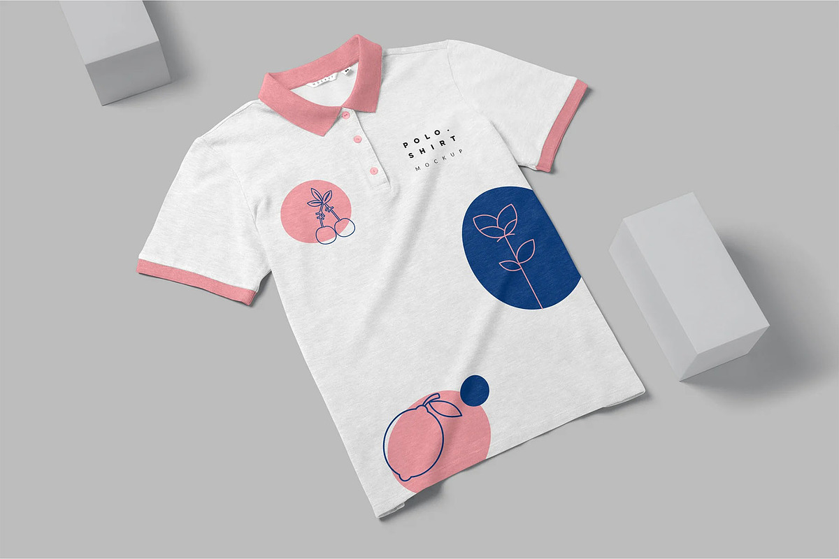 Polo Shirt Mockup, a Shirt Mockup by megostudi0 (Photo 2 of 7)