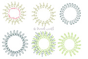 Secret garden procreate stamp brush, a Brush Add-On by Meisanmui (Thumbnail 4 of 8)