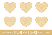 Faint of Heart Clipart Set, an Object Illustration by Patterns for Dessert (Thumbnail 6 of 13)