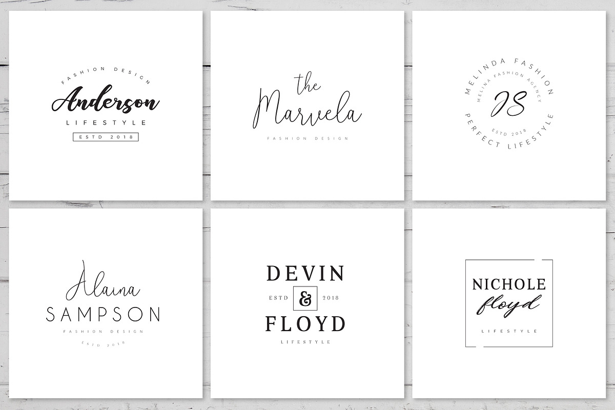 Minimal Premade Logo Bundle V04, a Branding & Logo Template by XpertgraphicD (Photo 7 of 14)