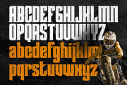 Crosride - Sport Display Font, a Sans Serif Font by Gilar Studio (Thumbnail 10 of 14)