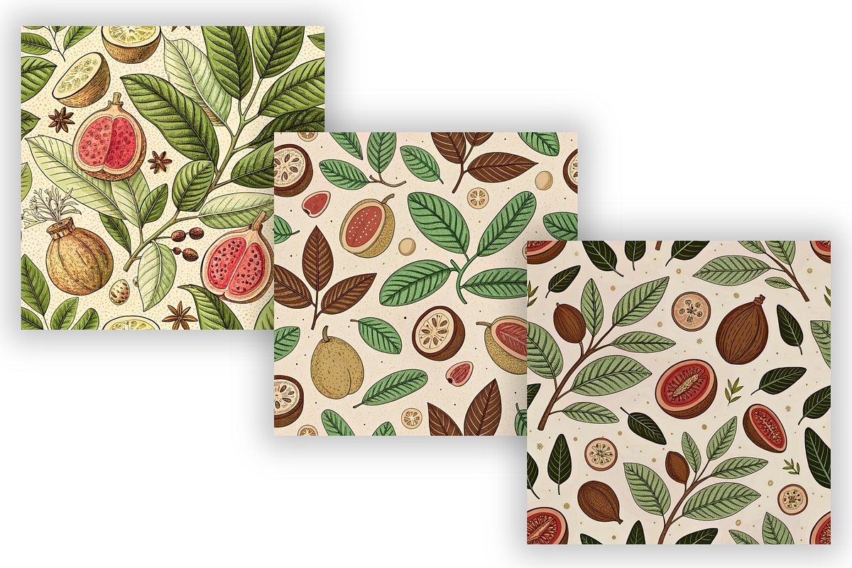 Tropical Herbalist Seamless Pattern, a Pattern Graphic by FloridPrintables (Photo 3 of 7)