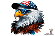 Eagle American Patriotic PNG Bundle, a Graphic by Clipart Bloom (Thumbnail 4 of 11)