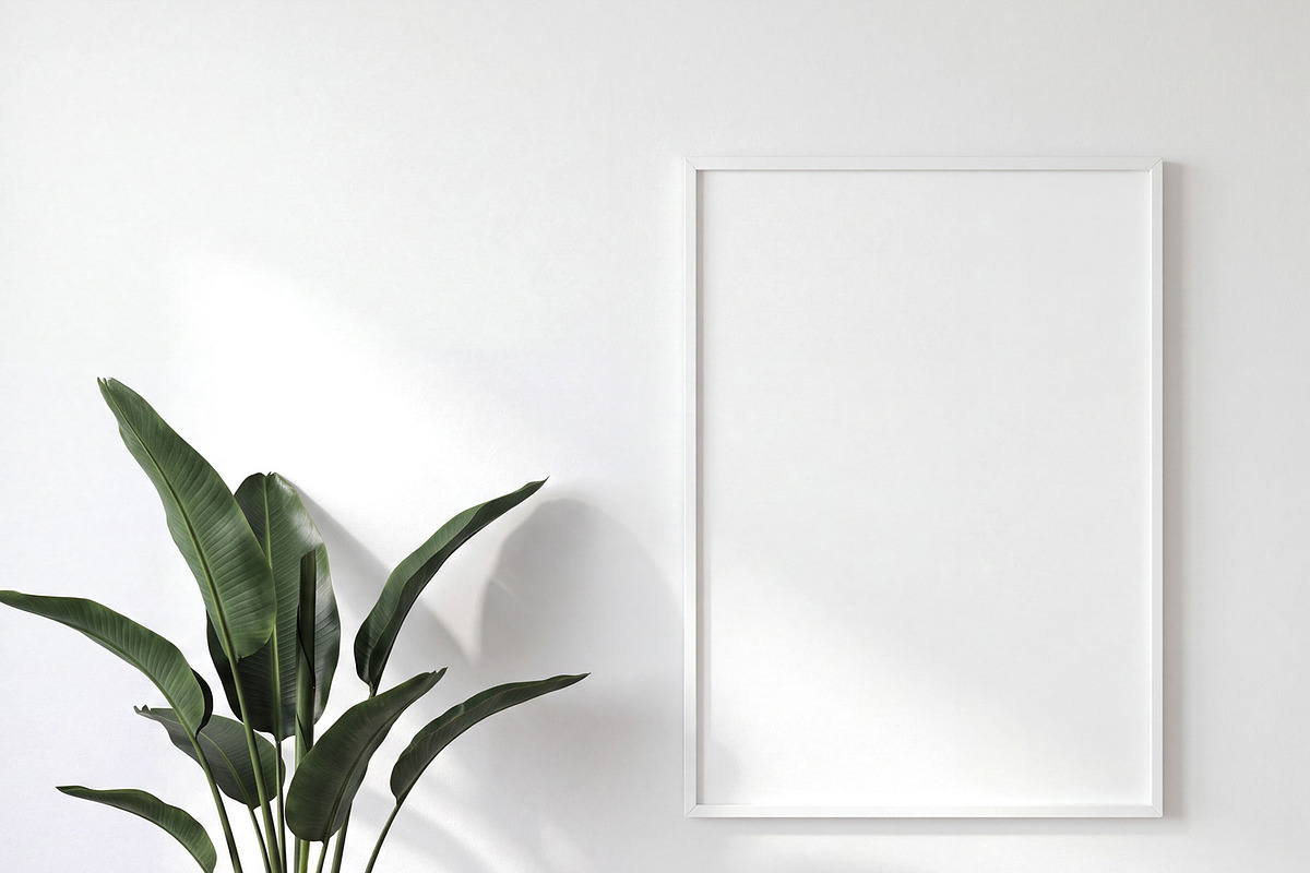 Framed Wall Poster Mockup, an Advertising Mockup by graphypix (Photo 4 of 4)