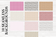 Pink and Gray Baby Scene Creator, a Product Mockup by AllTheKewtClipart (Thumbnail 7 of 8)