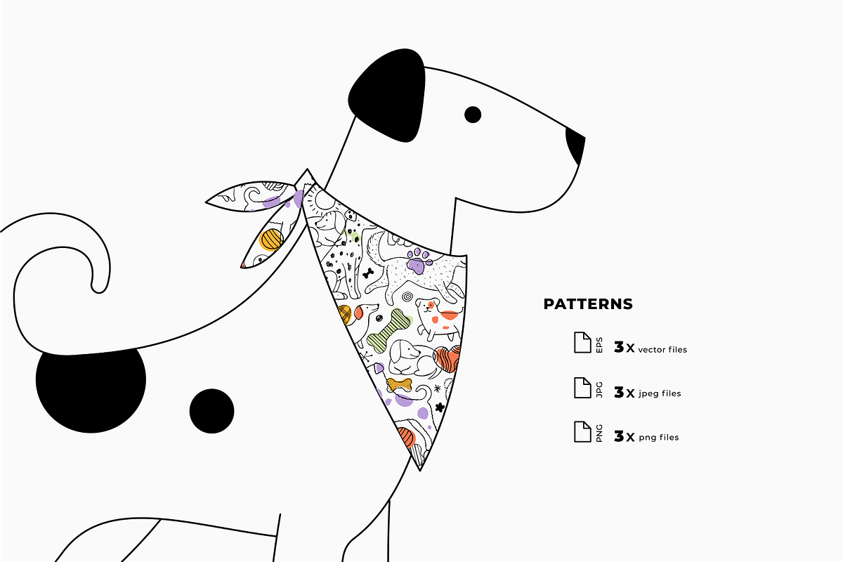 Dog illustrations, an Animal Illustration by adehoidar (Photo 3 of 10)