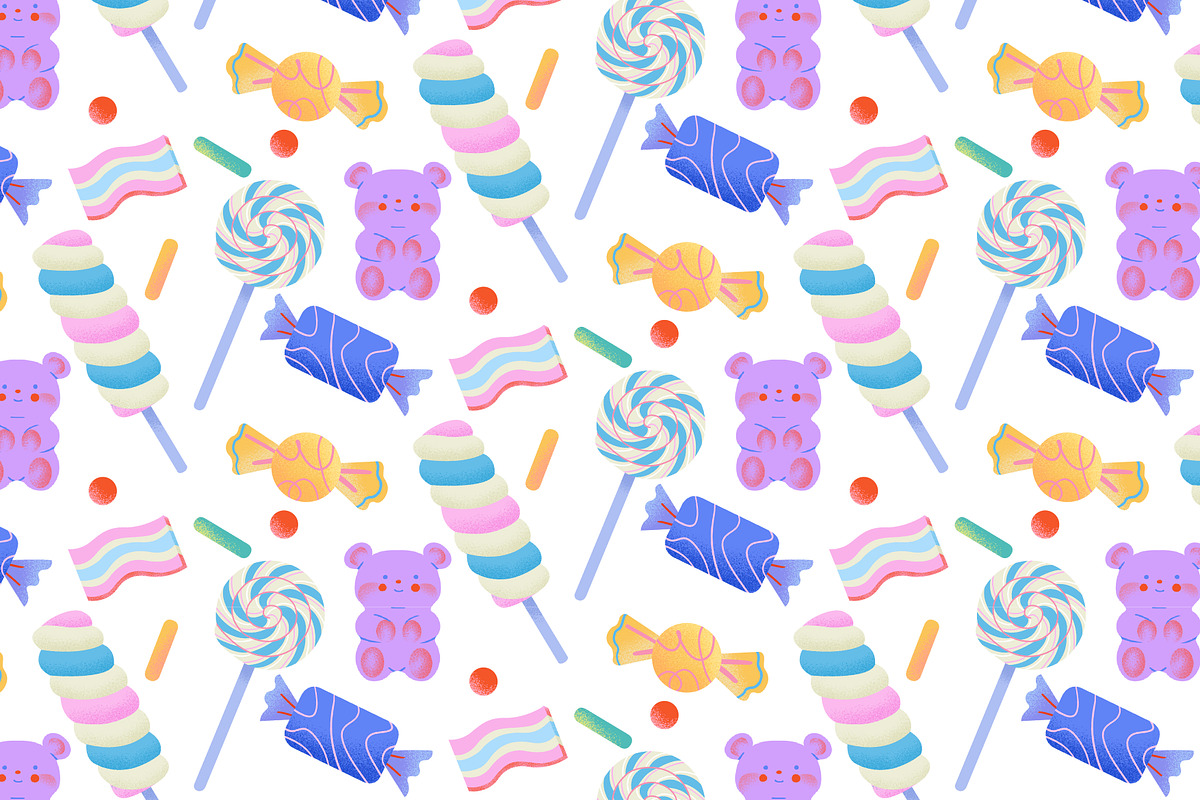 Set of Candy, an Illustration by selintahtakilic (Photo 4 of 9)