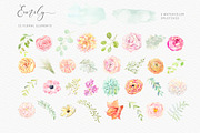Emily. Watercolor floral collection, an Illustration by OJardin (Thumbnail 7 of 7)