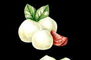 Gorgonzola & Mozarella cheese, a Food Illustration by wedraw (Thumbnail 3 of 6)