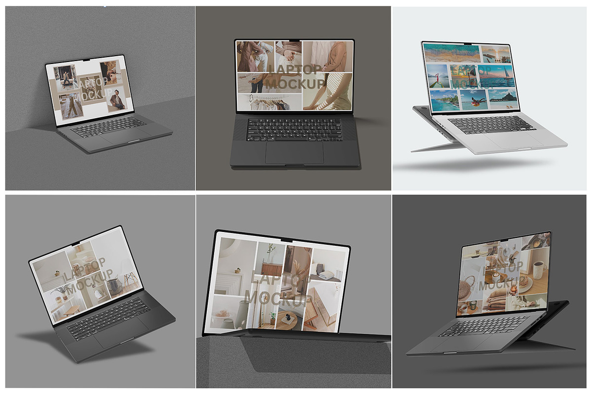 LAPTOP MAC PRO MOCKUP, a Mockup by mojojojo97 (Photo 1 of 8)