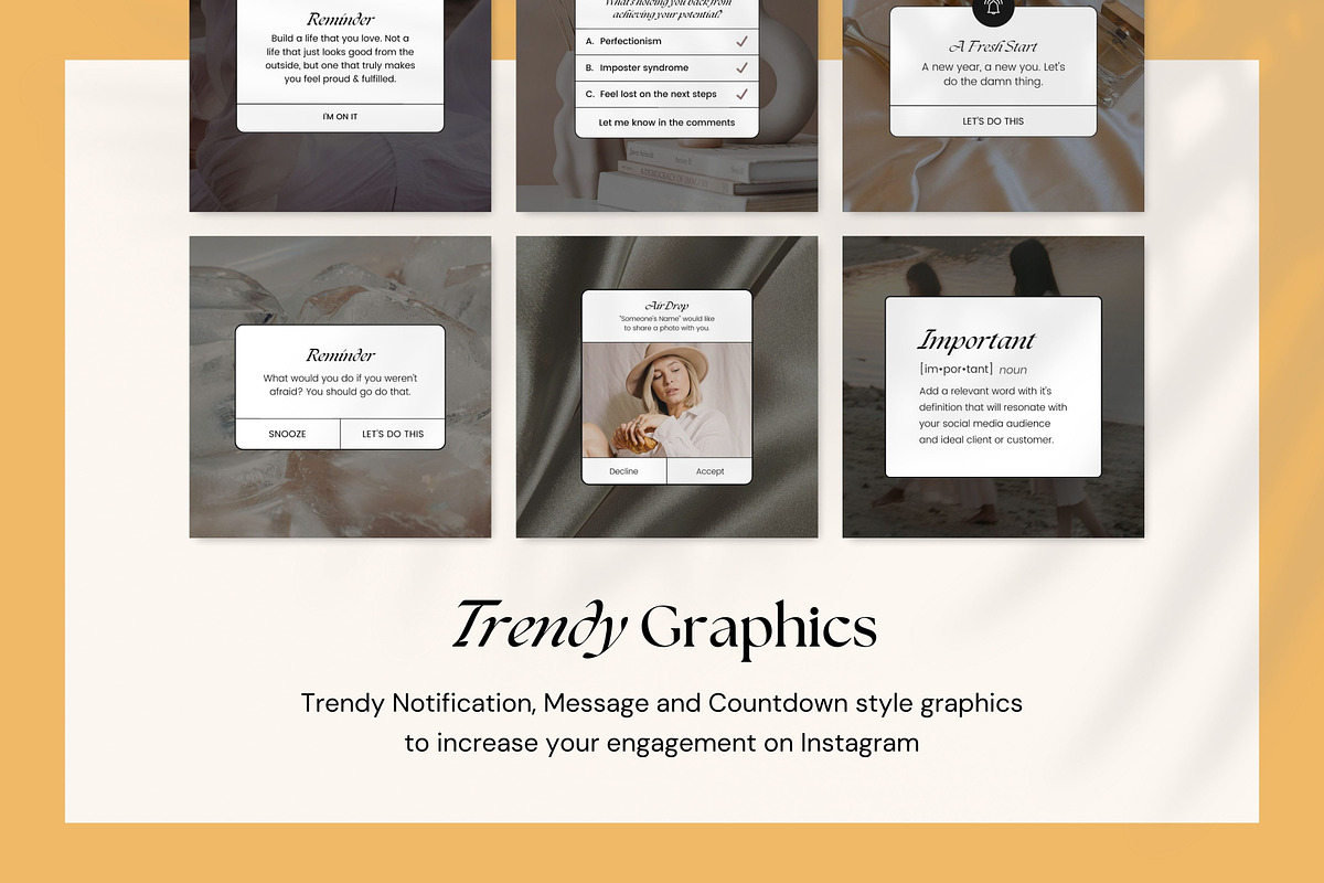 Aesthetic Instagram Quotes Canva, a Social Media Template by Fallon Gerst (Photo 6 of 11)