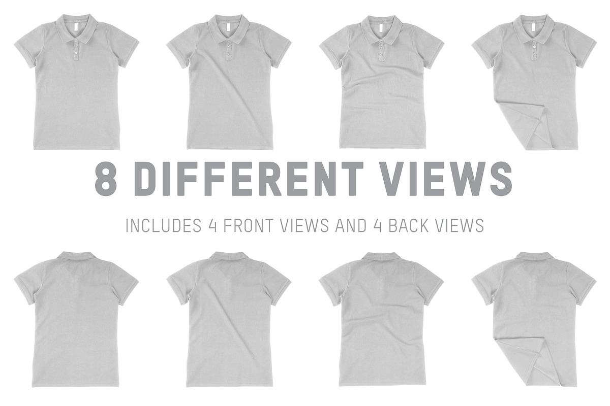 AS Colour 4411 Women's Pique Polo, a Shirt Mockup by Pixel Sauce™ (Photo 6 of 7)