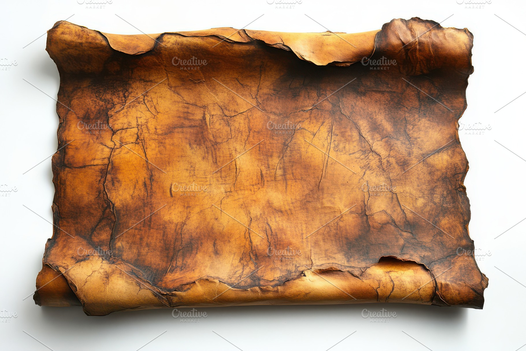 Aged urban grunge parchment brown pa, an Abstract Photo by Pixeness