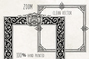 CASTLE STYLE FRAMES - vector kit, a Decorative Illustration by My Space Garden (Thumbnail 3 of 8)