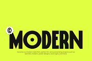 Gerome - Modern Retro Condensed Font, a Sans Serif Font by Iqsiart Studio (Thumbnail 2 of 15)