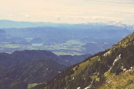 Beautiful Landscape In Hills Featuring Green Grass And Mountain preview 6