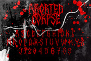 Aborted Corpse – Trash Typeface, a Blackletter Font by Fonday Studio (Thumbnail 5 of 7)