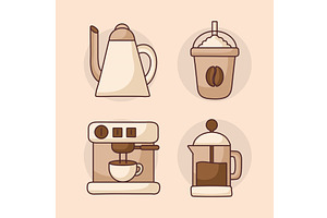 Four Coffee Items