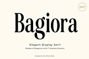 Bagiora – Elegant Display Serif Font, a Serif Font by Wow Magic (Thumbnail 1 of 6)