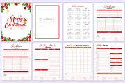Christmas Planner Bundle Canva Kdp, a Stationery Template by Mustafiz (Thumbnail 2 of 5)