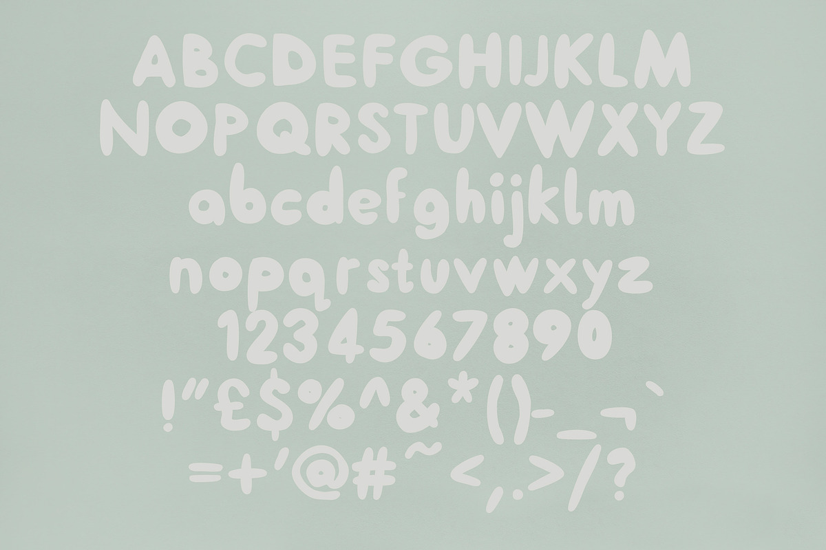 Fabulous Minx Bubble Font preview 2
