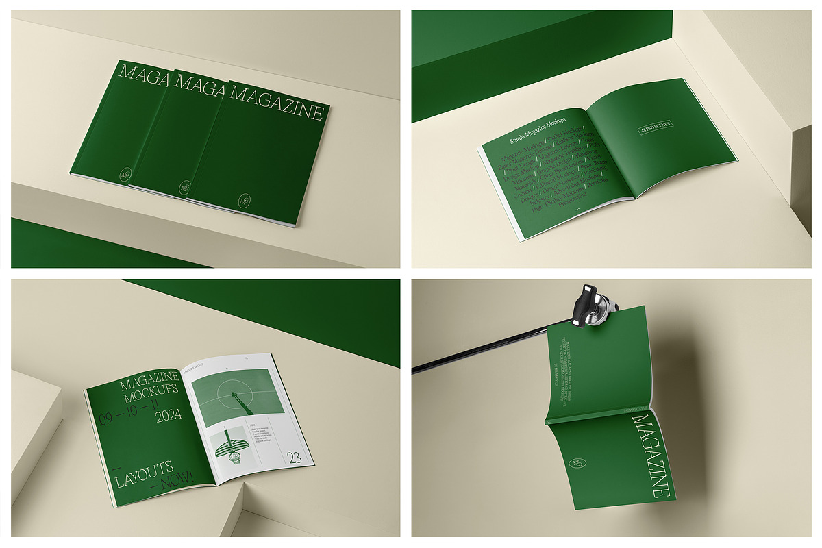 Studio Magazine Mockups, a Books & Magazine Mockup by Mr.Mockup™ (Photo 14 of 24)