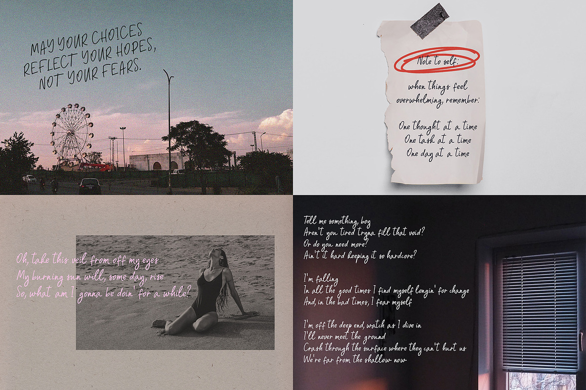 Handwritten FONT BUNDLE, a Handwritten Font by alenaganzhela (Photo 17 of 22)