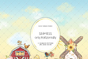 Farm Animals Digital Papers, a Pattern Graphic by Masha  Studio (Thumbnail 10 of 11)