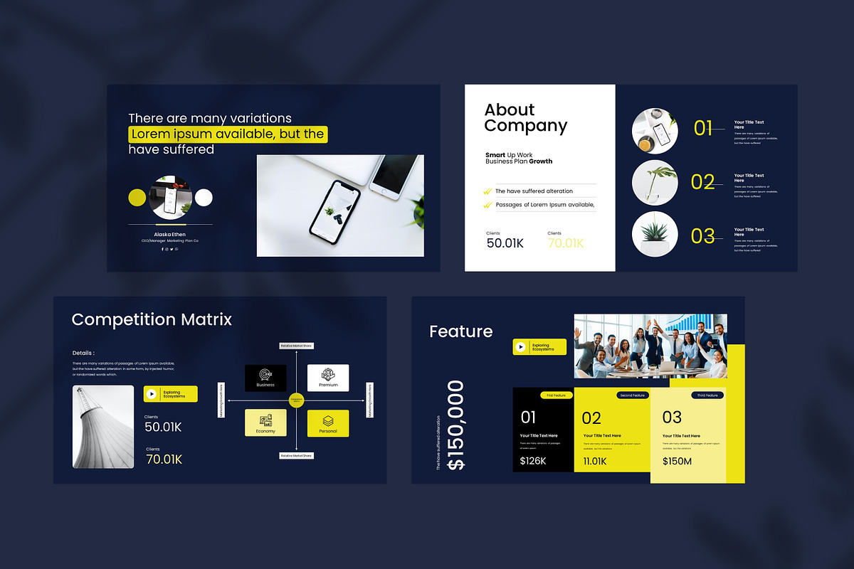 Startup Pitch-Deck Presentation, a Presentation Template by Creative-Work (Photo 4 of 9)
