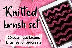 Knitted Seamless Procreate Brushes