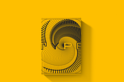 Modern Optical Typography Poster Set, a Poster Template by NJ Himel (Thumbnail 7 of 40)