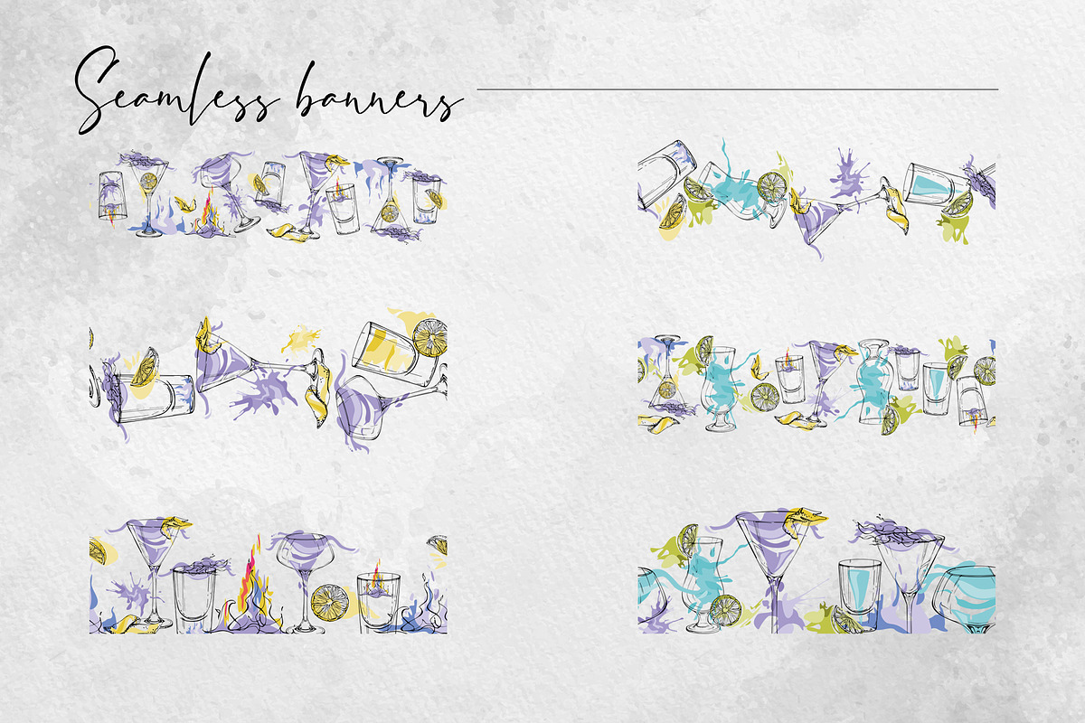 Electric cocktails, a Food Illustration by MsFlaffy (Photo 10 of 12)