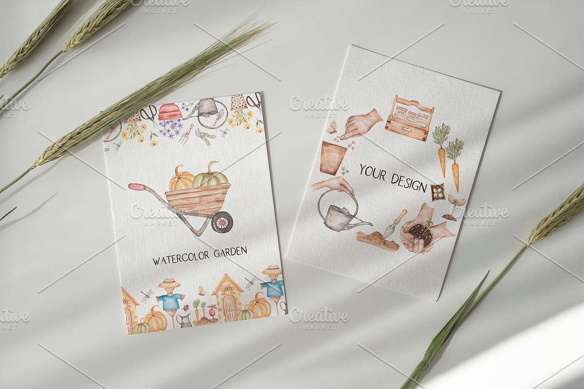 Watercolor Garden Collection, a Work Illustration by MayaNavits (Photo 12 of 13)