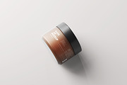 Frosted Amber Glass Jar Mockups, a Packaging Mockup by MockupFree.Net (Thumbnail 5 of 6)