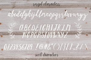 Creme Brulee Font Duo And Logo Kit