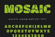 Puzzle alphabet. Jigsaw funny font, an Object Illustration by YummyBuum (Thumbnail 3 of 3)