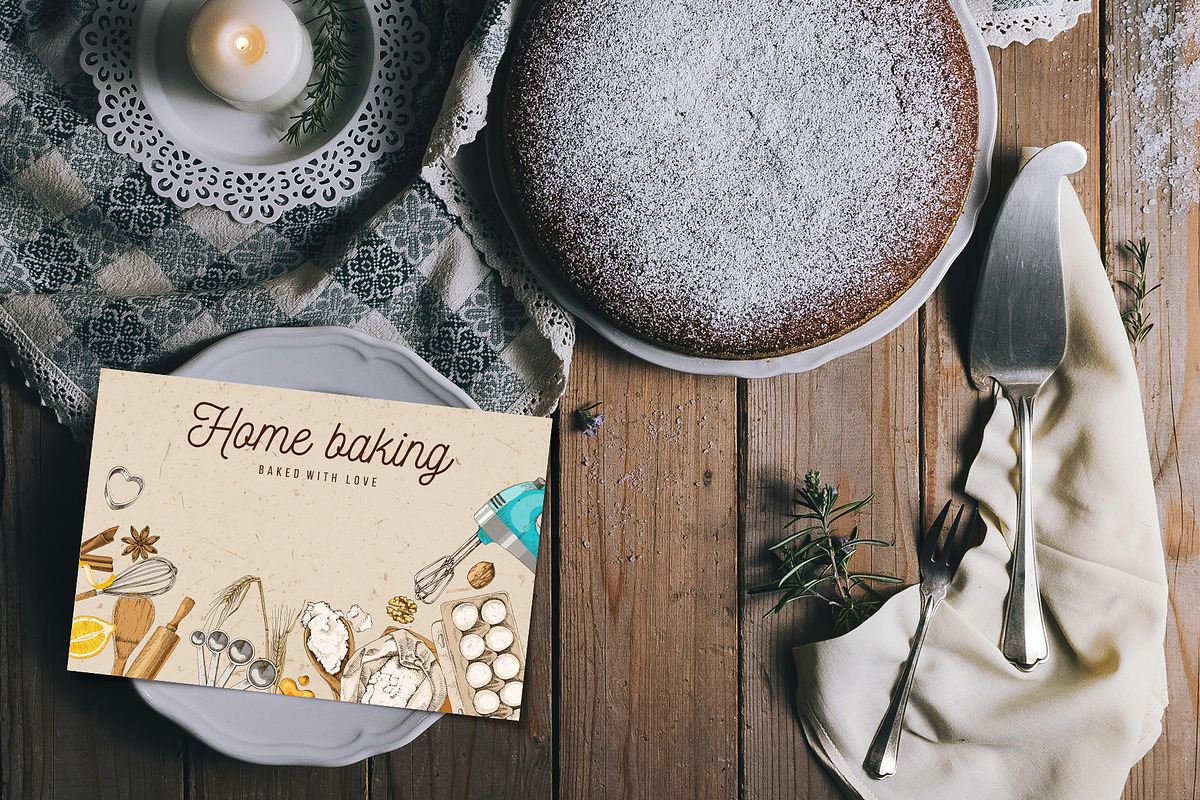 Bake like a mom!, a Decorative Illustration by handsketched (Photo 3 of 11)