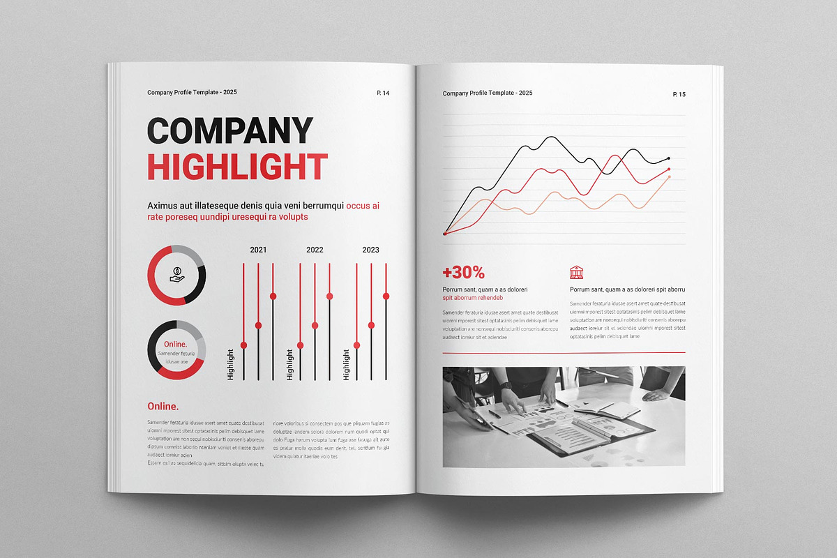 Company Profile Brochure Template, a Brochure Template by E-Type (Photo 6 of 13)