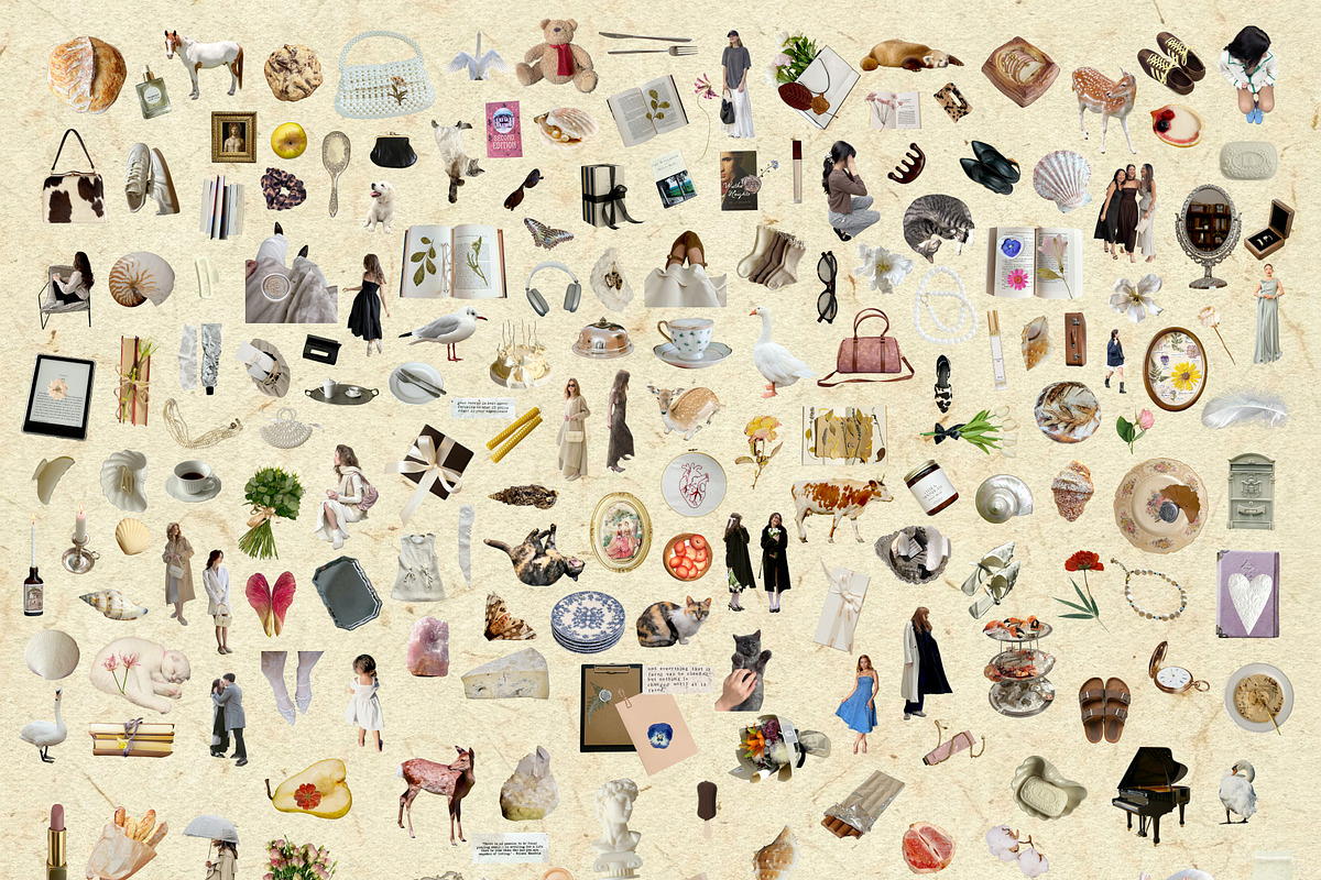250+ Romantic Inspo Collage Pack, an Object Graphic by Feelsoul (Photo 8 of 9)
