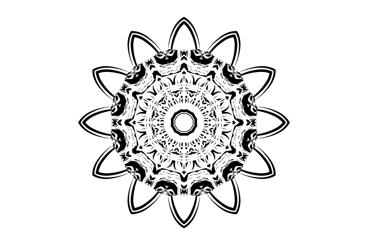 Decorative Mandala Digital Art Pack, a Decorative Illustration by NJ Himel (Photo 18 of 101)