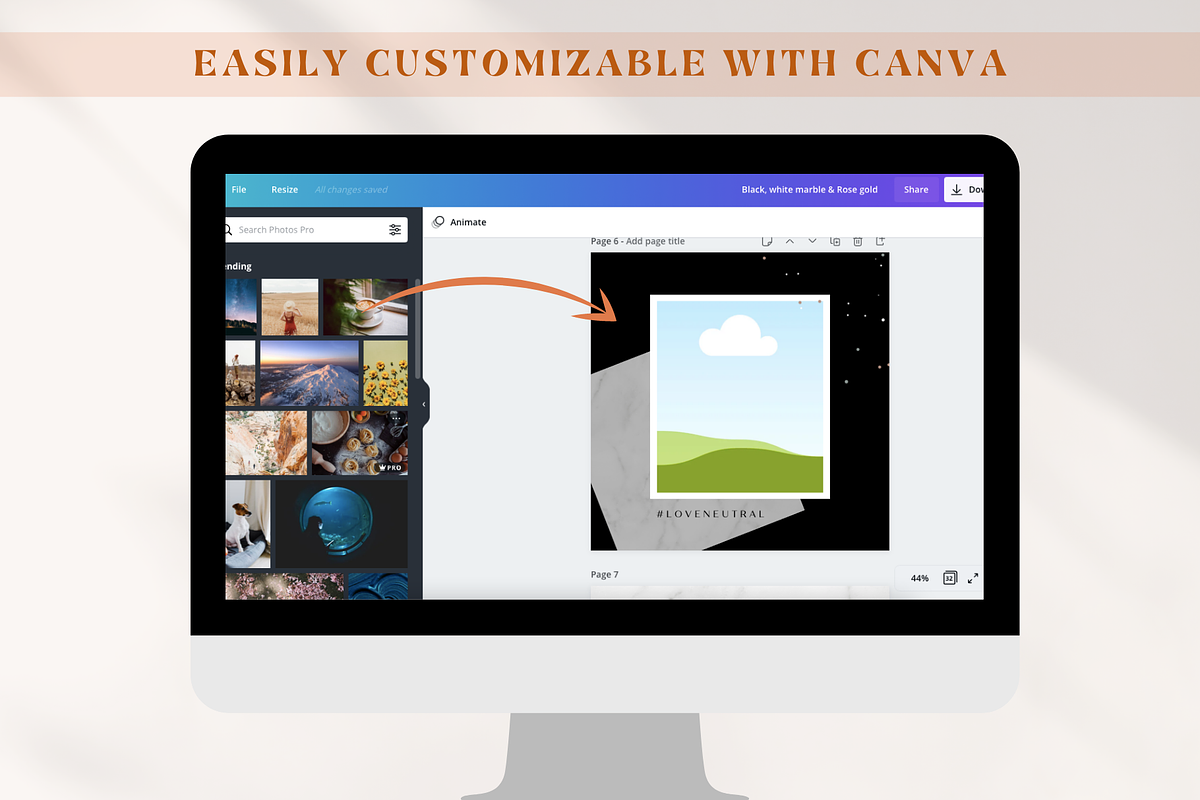 Retro Social Media Templates Canva, a Social Media Template by Boltik Studio (Photo 7 of 9)
