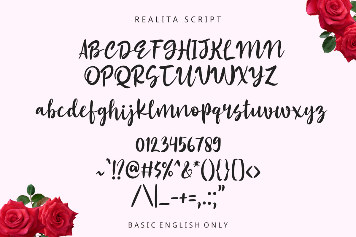 Realita Color Font preview 3